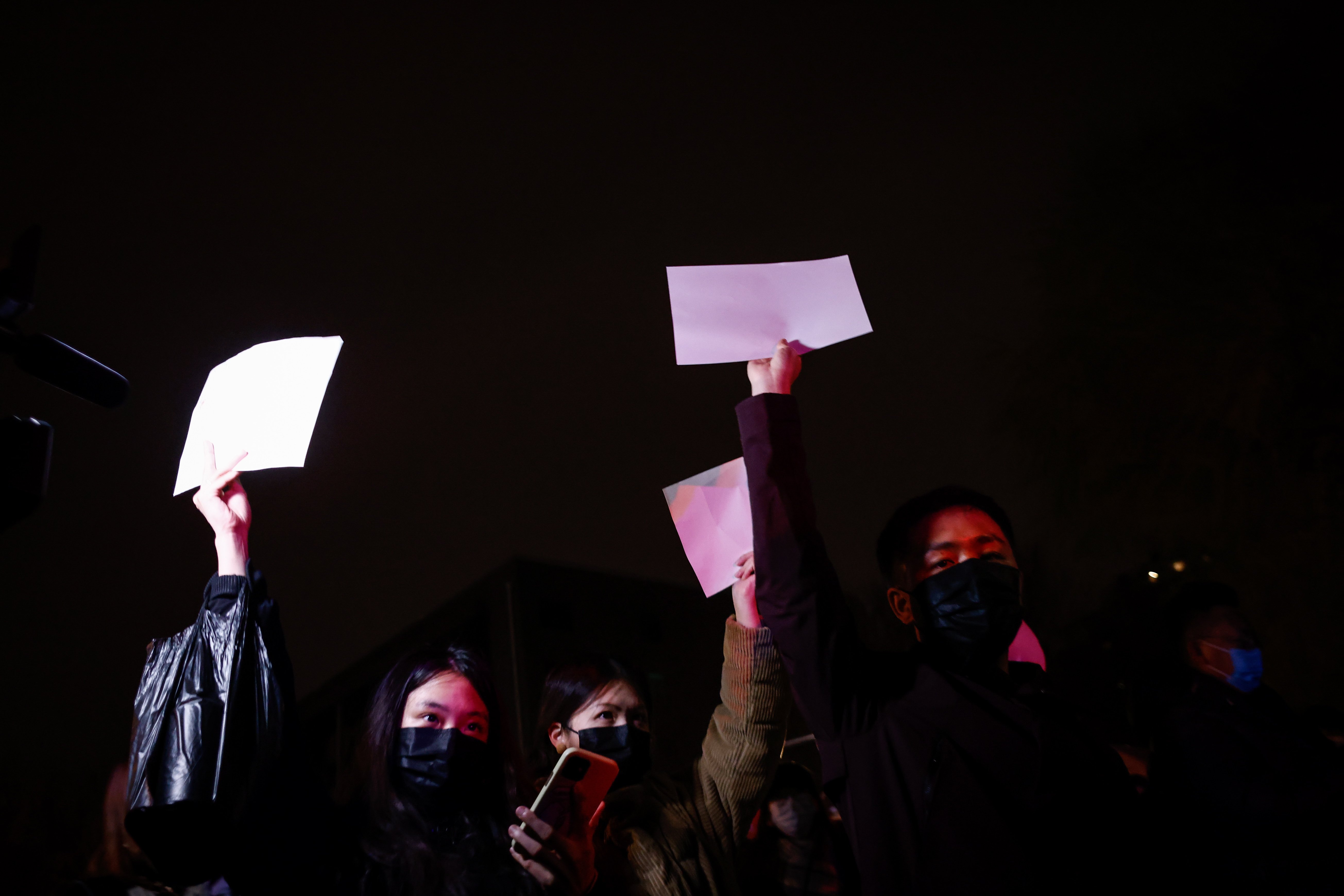 Protestes a la Xina: per què es manifesten amb fulls en blanc?