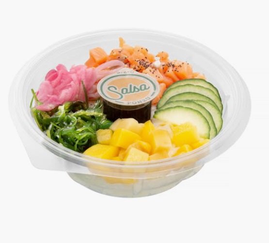 Poke de salmón Poke de salmón