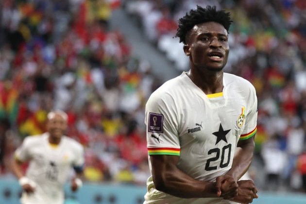Mohammed Kudus celebrant un gol amb Ghana / Foto: EFE