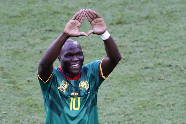 Vincent Aboubakar celebración gol Camerún / Foto: EFE