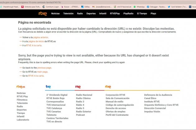 La gran confusión offline de RTVE