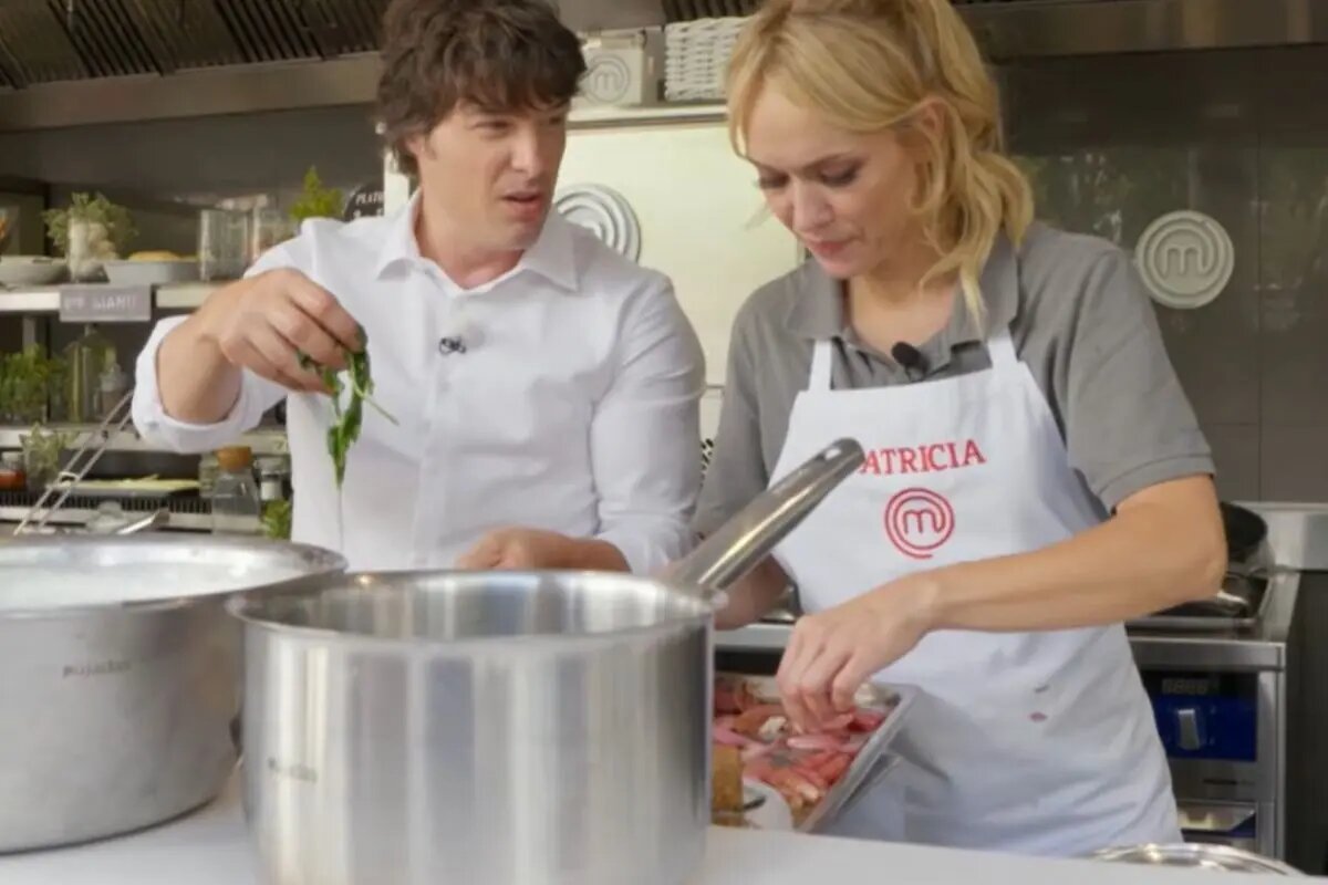 Patricia Conde con Jordi Cruz 