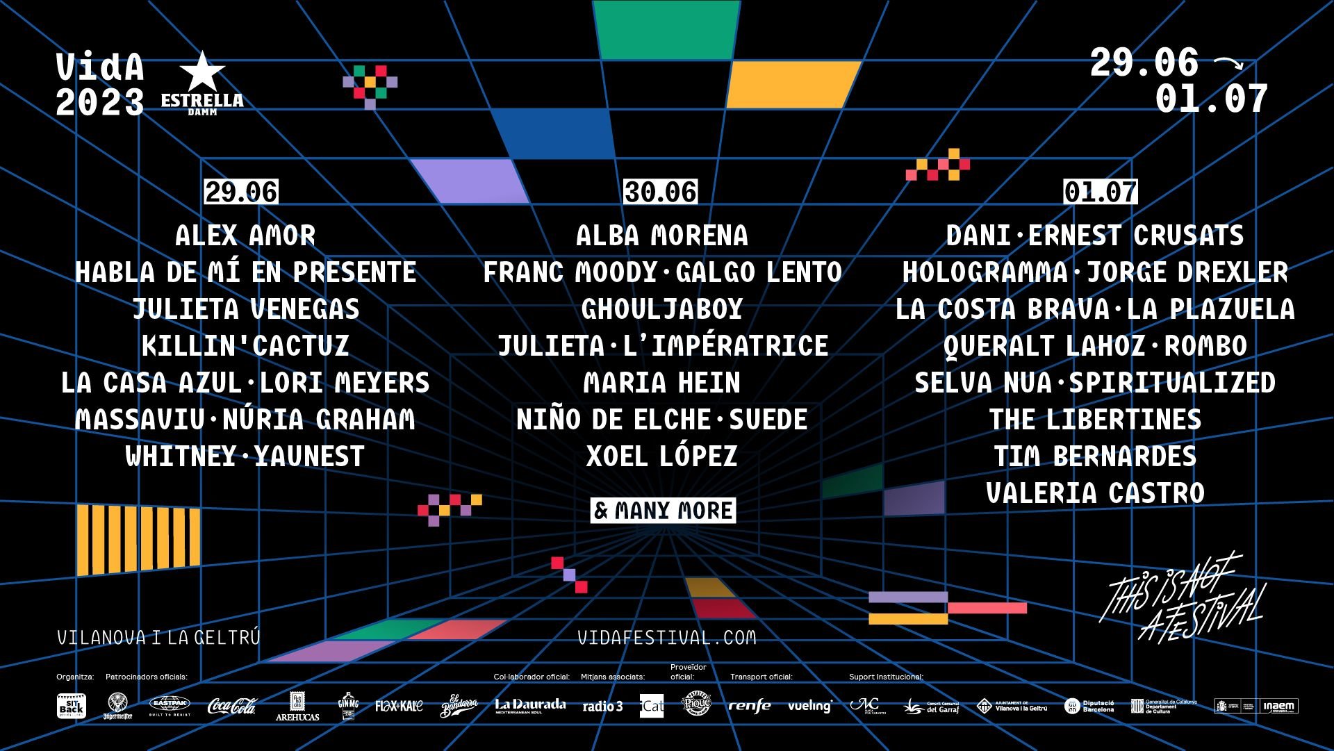 cartell festival vida 2023 cartell festival vida 2023