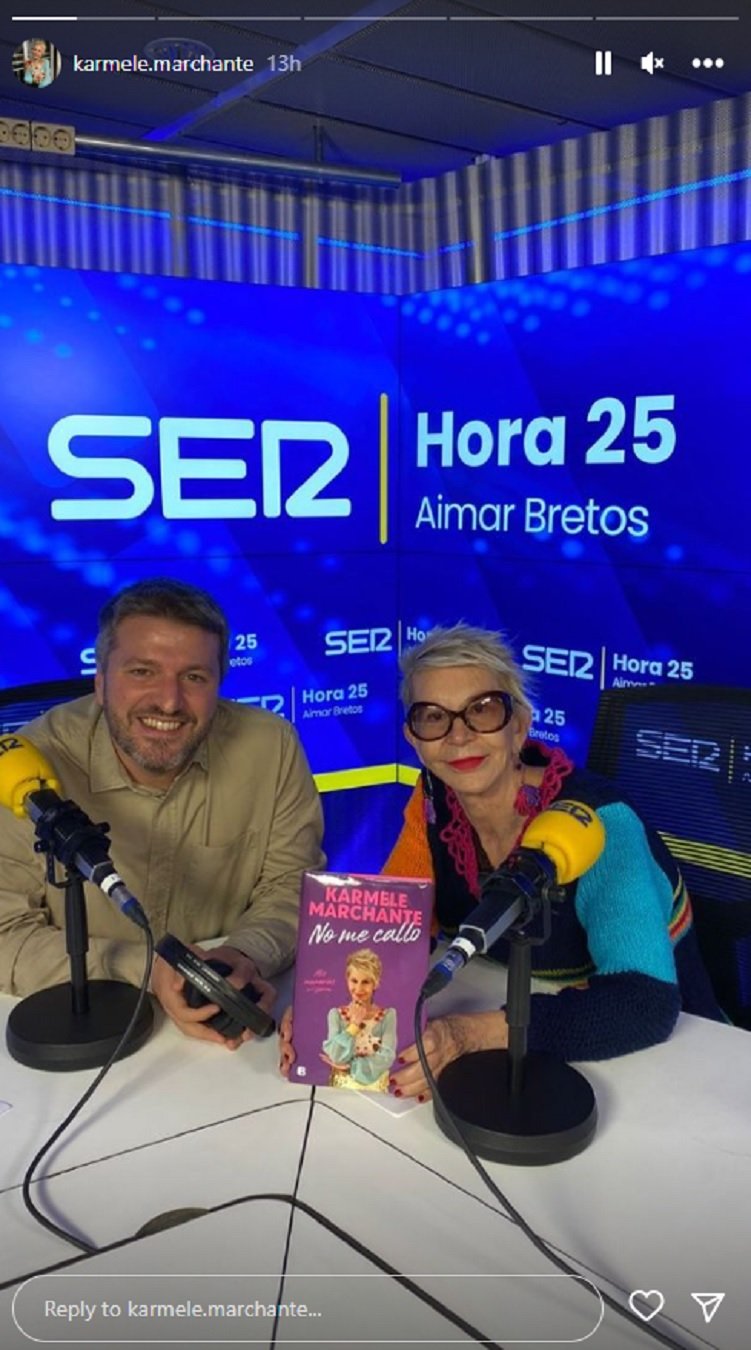 Karmele, en la SER IG stories Karmele, en la SER IG stories