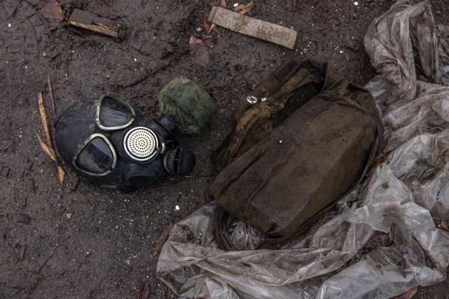 mascara gas soldats russos efe