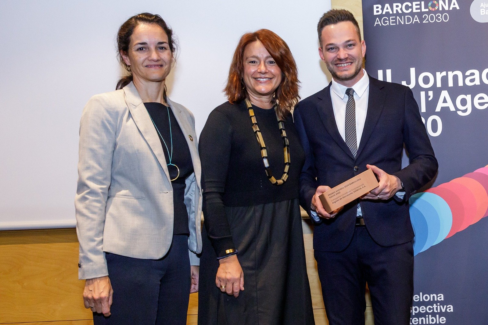 L’Ajuntament de Barcelona reconeix el treball d’Aigües de Barcelona