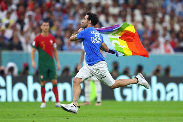 Mario Ferri en Qatar durante el Portugal - Uruguay / Foto: Europa Press