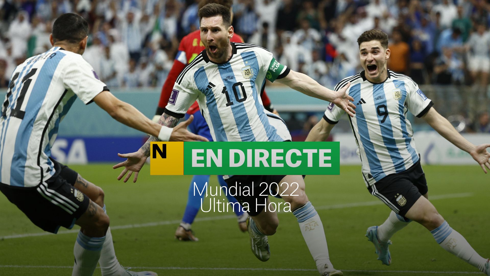 Mundial Qatar 2022, DIRECTO | Última hora: todos pendientes de la Argentina de Messi