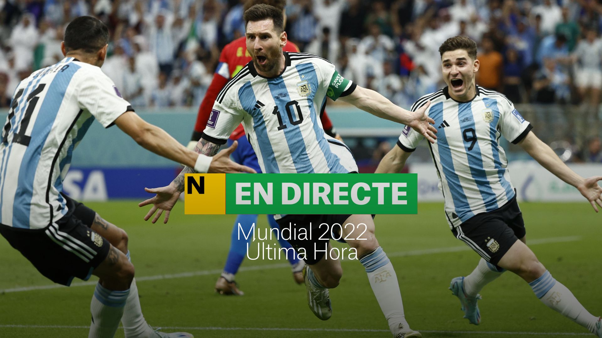 Mundial Qatar 2022, DIRECTO | Última hora: todos pendientes de la Argentina de Messi
