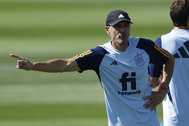 Luis Enrique Martínez entrenamiento selección española España la Roja / Foto: EFE