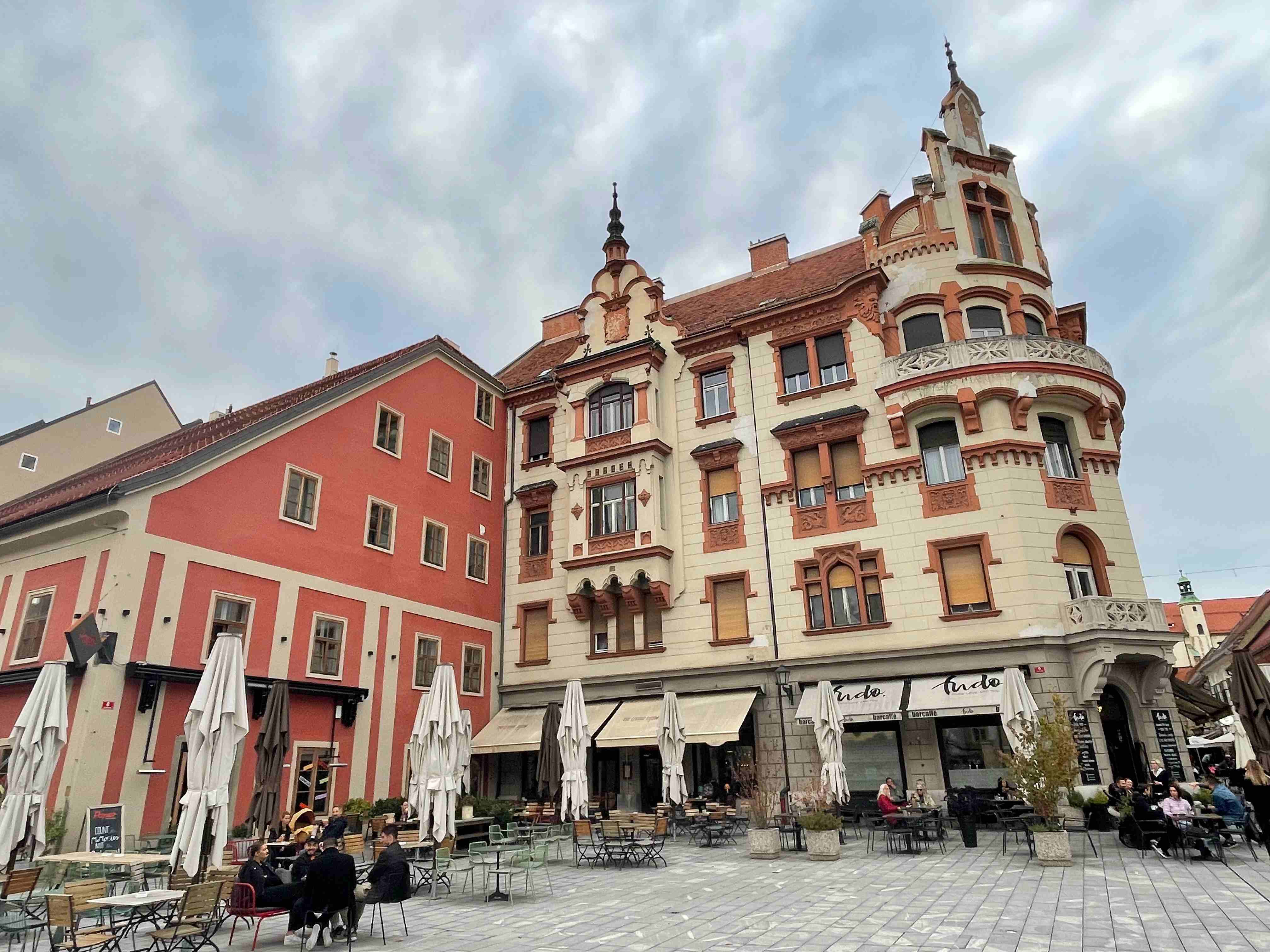 Plaça central de Maribor, a Eslovènia