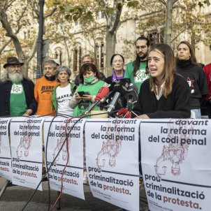 RDP entitats en contra de la reforma del codi penal davant del TSJC Paula Cardona / Foto: Montse Giralt