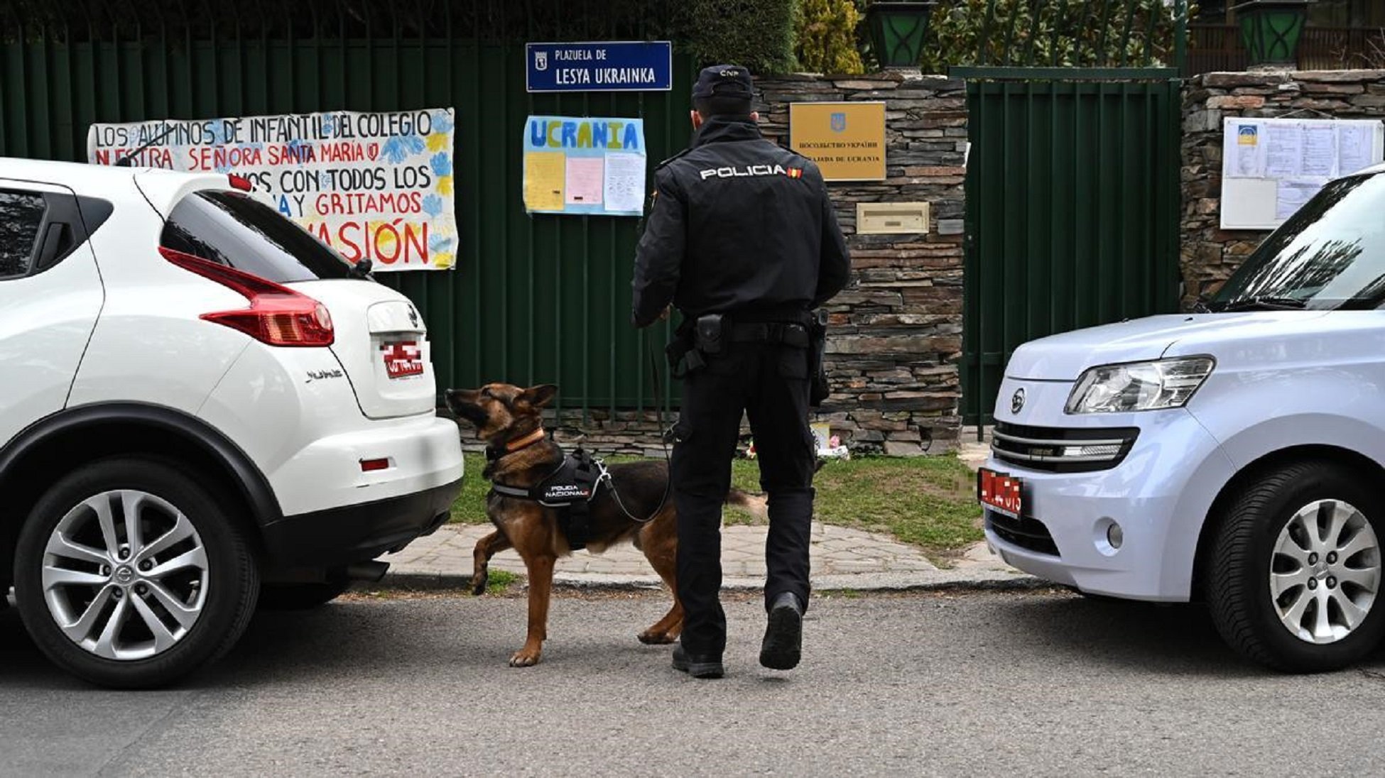 Una carta bomba a l'ambaixada d'Ucraïna a Madrid deixa ferit un treballador