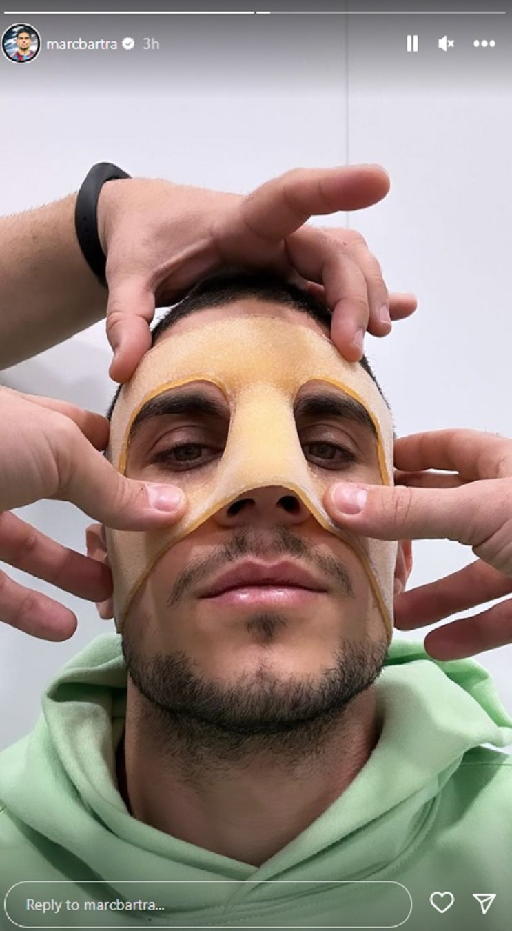 Marc Bartra IG stories Marc Bartra IG stories