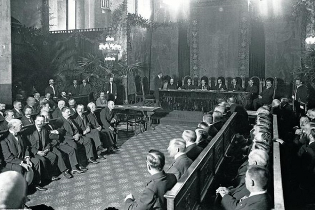 Cámara de los diputados de la Mancomunidad. Fuente Archivo de ElNacional