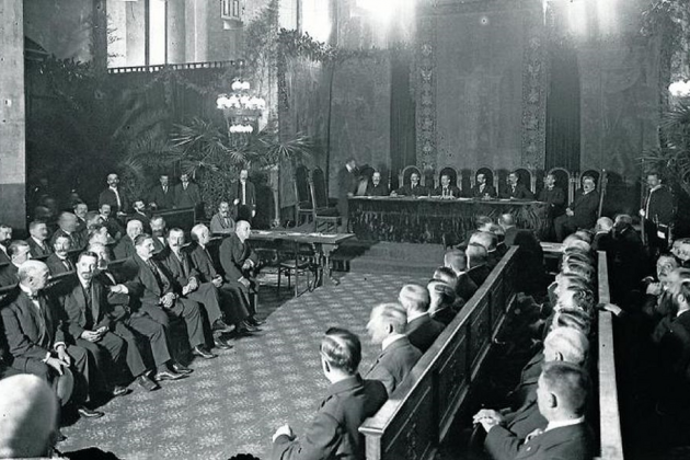 Cambra dels diputats de la Mancomunitat. Font Arxiu d'ElNacional