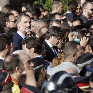 Rei Felip VI atemptats Barcelona Cambrils 26 08 2017 Rei Felip VI atemptats Barcelona Cambrils 26 08 2017