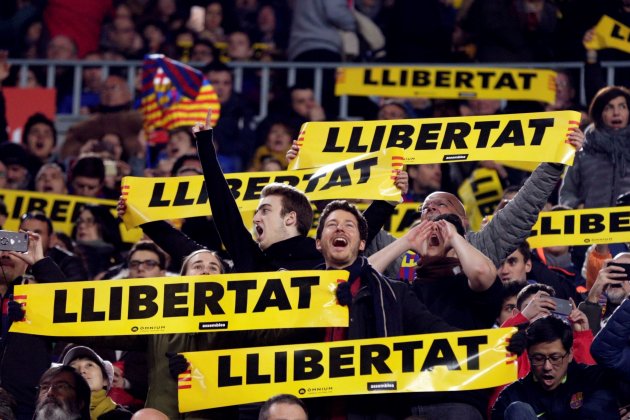 Llibertat presos polítics Barça Girona Camp Nou Efe