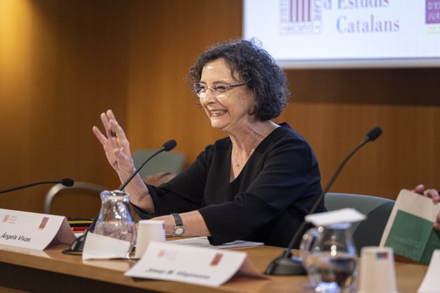 DERECHOS DE LAS MUJERES AL DERECHO Angels Vivas durante conferencia / Foto: Montse Giralt DERECHOS DE LAS MUJERES AL DERECHO Angels Vivas durante conferencia / Foto: Montse Giralt