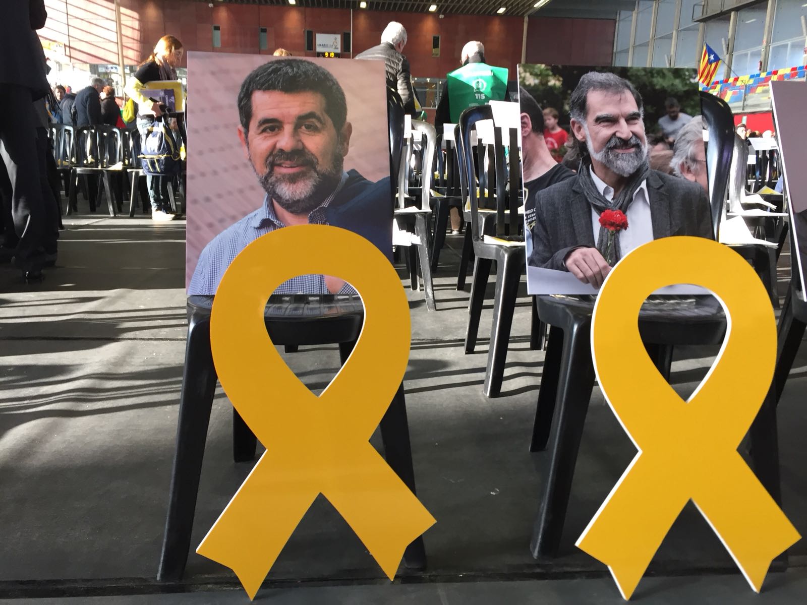 ANC y Òmnium recordarán el año de prisión de los Jordis con un acto en plaza Catalunya