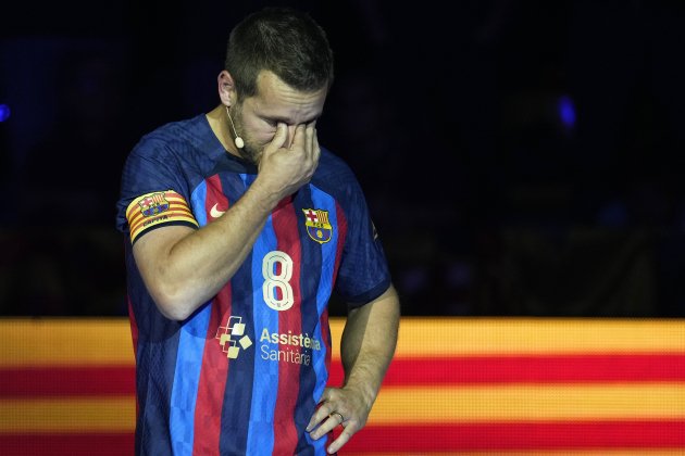 Victor Tomas dice adios al Barça camiseta EFE