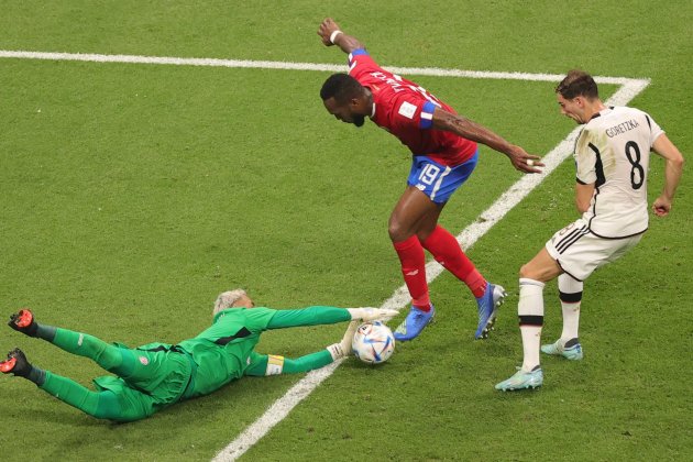 Keylor Navas Leon Goretzka Costa Rica Alemania Mundial Qatar / Foto: EFE Keylor Navas Leon Goretzka Costa Rica Alemania Mundial Qatar / Foto: EFE