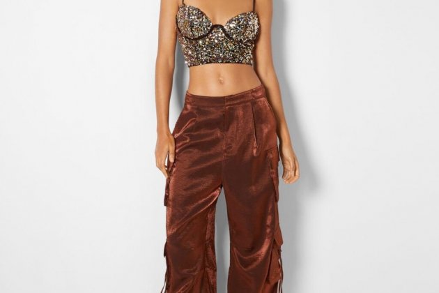 Pantalón satinado Pantalón satinado