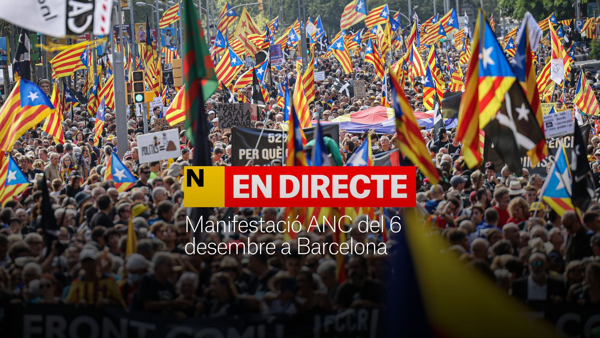 Manifestació del 6 de desembre 2022 a Barcelona, DIRECTE | Protesta contra la reforma de la sedició