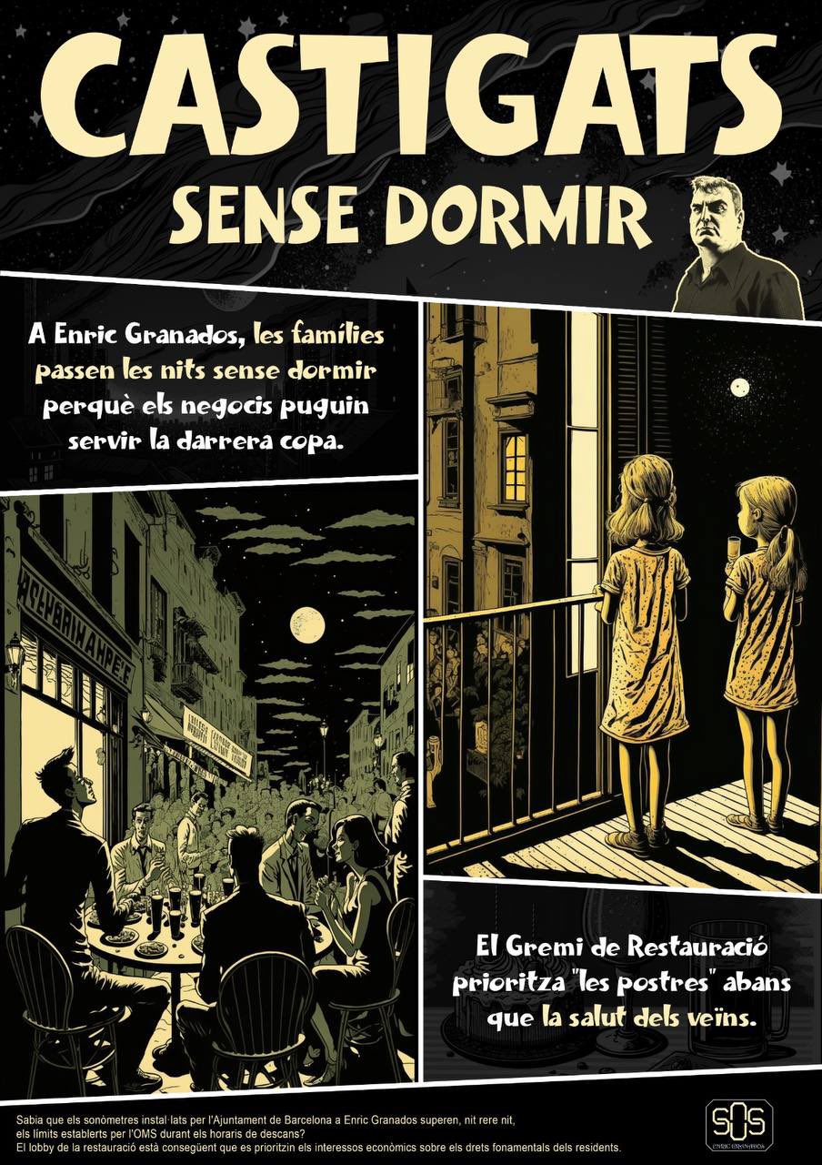 castigados sin dormir cartel sus enric granados