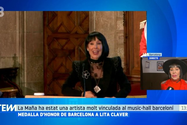 Lita Claver Medalla de oro de Barcelona Todo se mueve 2022 TV3 Lita Claver Medalla de oro de Barcelona Todo se mueve 2022 TV3