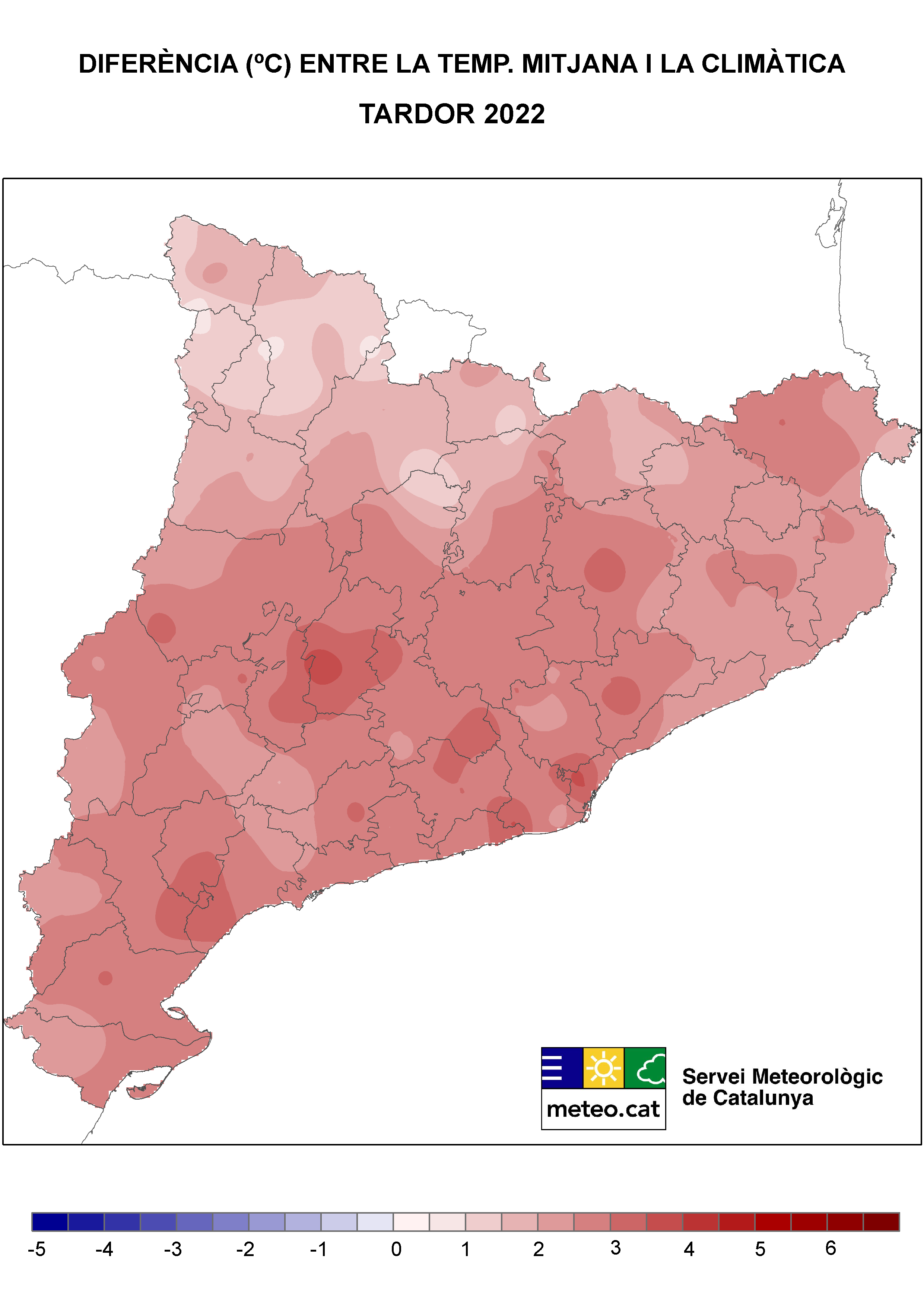 temperatura mitjana comparada temperatura climatica tardor 2022 temperatura mitjana comparada temperatura climatica tardor 2022