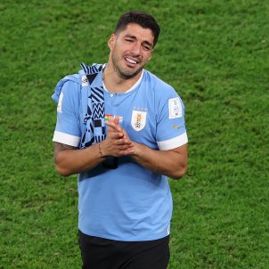 Luis Suárez llorando Uruguay Ghana / Foto: EFE