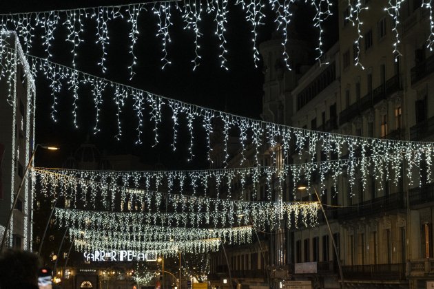 Luces navidad BCN Pelai Zigzag / Foto: Carlos Baglietto