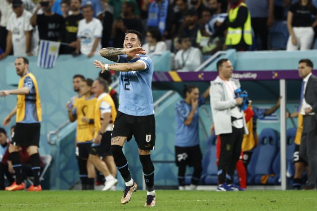 Giménez amb l'Uruguai en el Mundial de Qatar 2022 / Foto: EFE