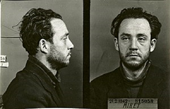 Ficha policial de la Gestapo de Joan Miret, alías a Lucien y alías Miralcamp. Fuente Bibiothèque Nationale de France Ficha policial de la Gestapo de Joan Miret, alías a Lucien y alías Miralcamp. Fuente Bibiothèque Nationale de France