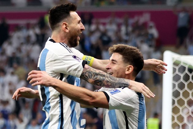 Messi Julián Álvarez Argentina EFE