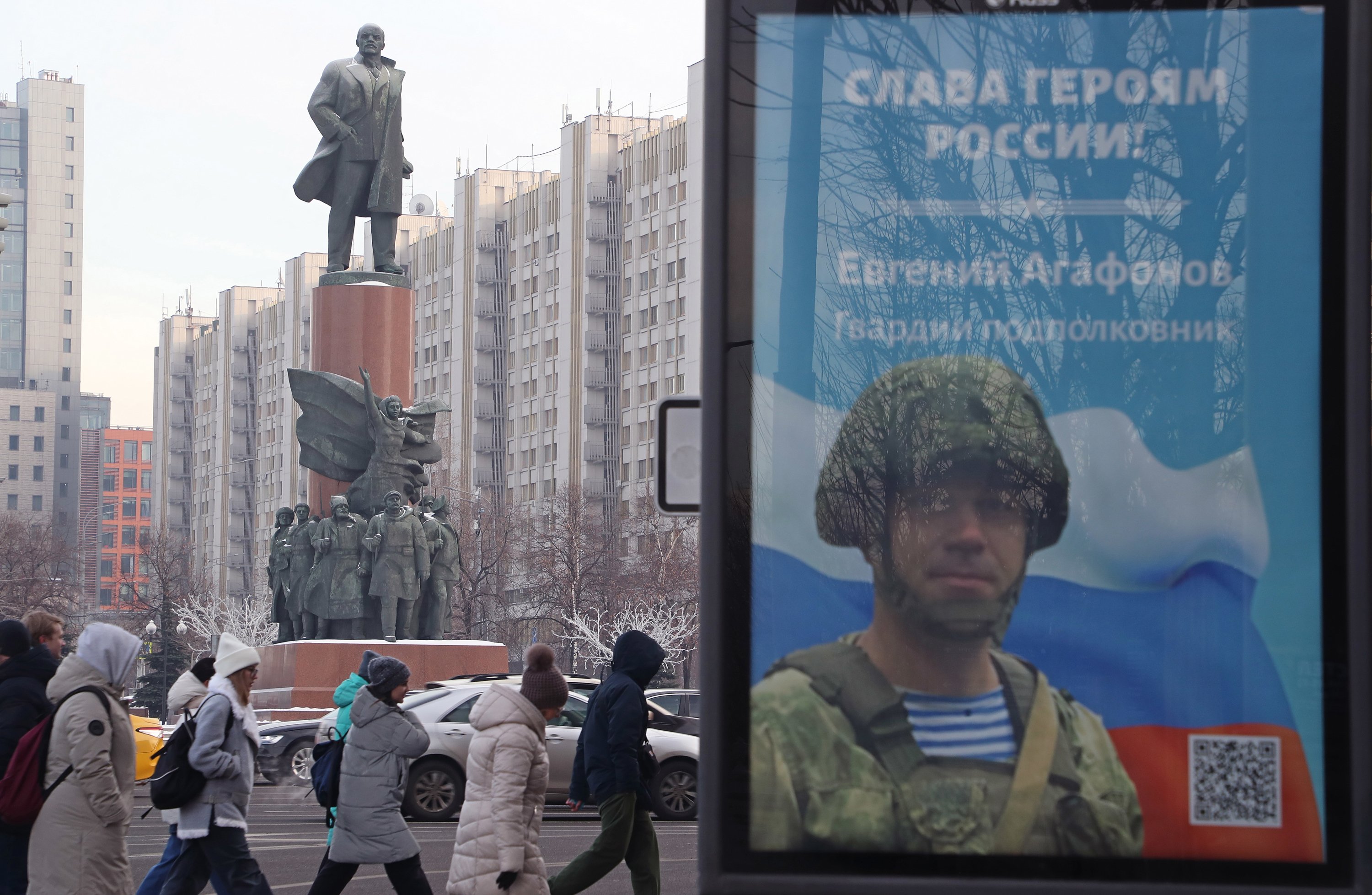 Disminuye el apoyo a la guerra de Ucrania entre los rusos, según la inteligencia británica