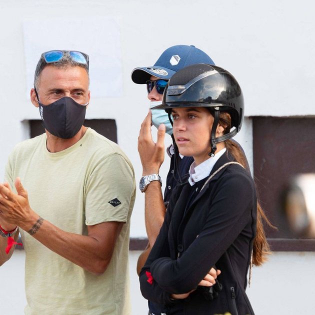 Luis Enrique cono su hija Sira EFE Luis Enrique cono su hija Sira EFE