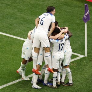 Inglaterra celebración gol / Foto: EFE