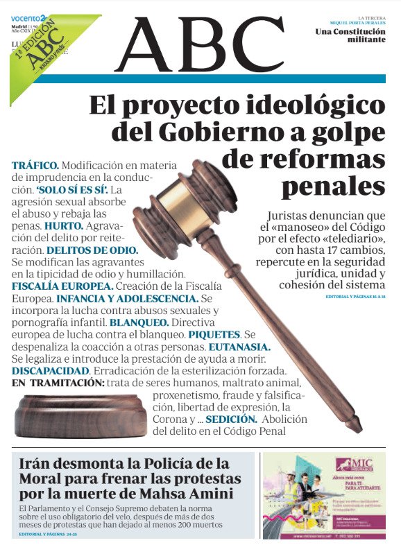 portada abc 5 de desembre 2022 portada abc 5 de desembre 2022