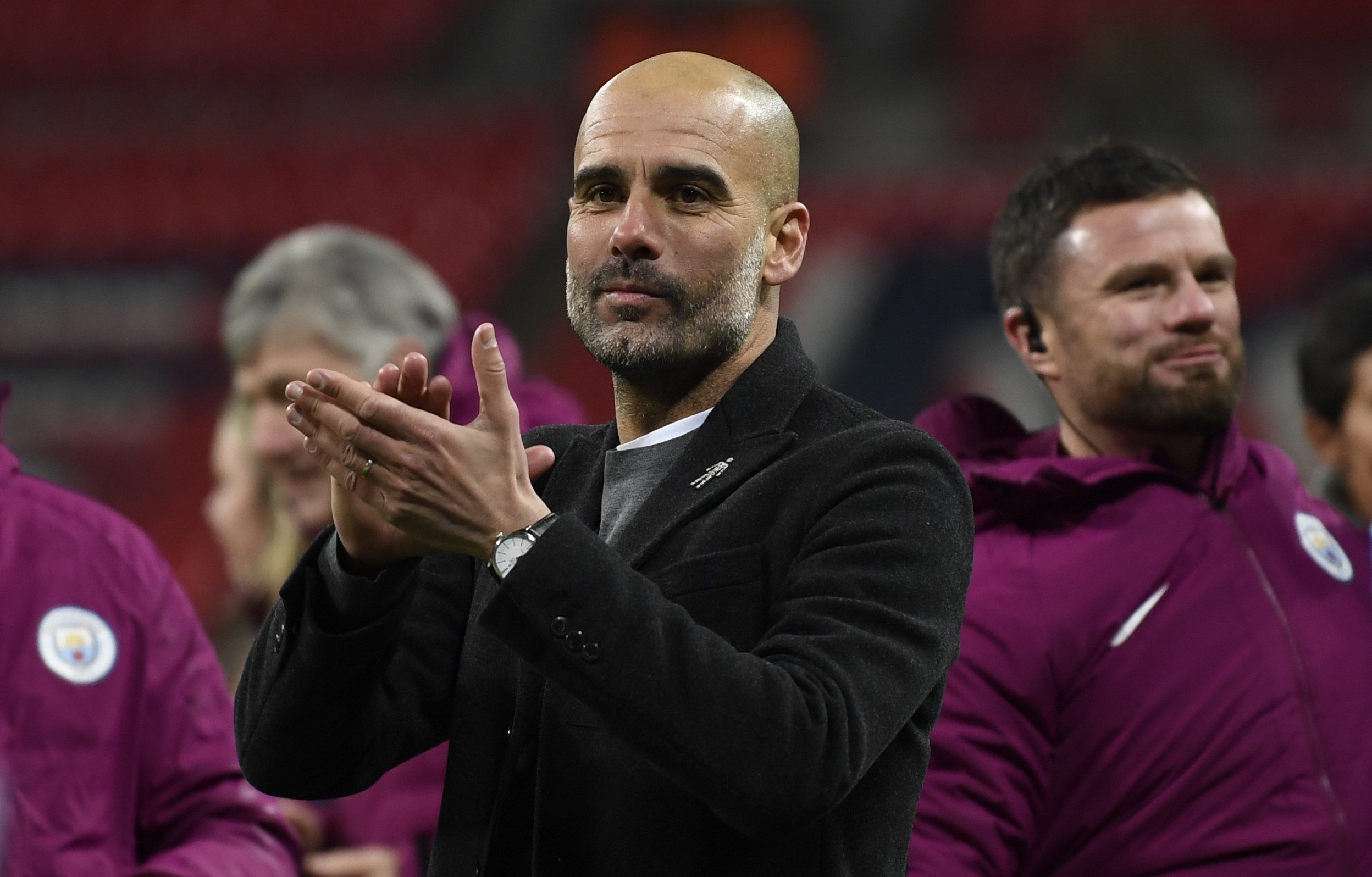 Guardiola: "El lazo amarillo estará siempre conmigo hasta el final"