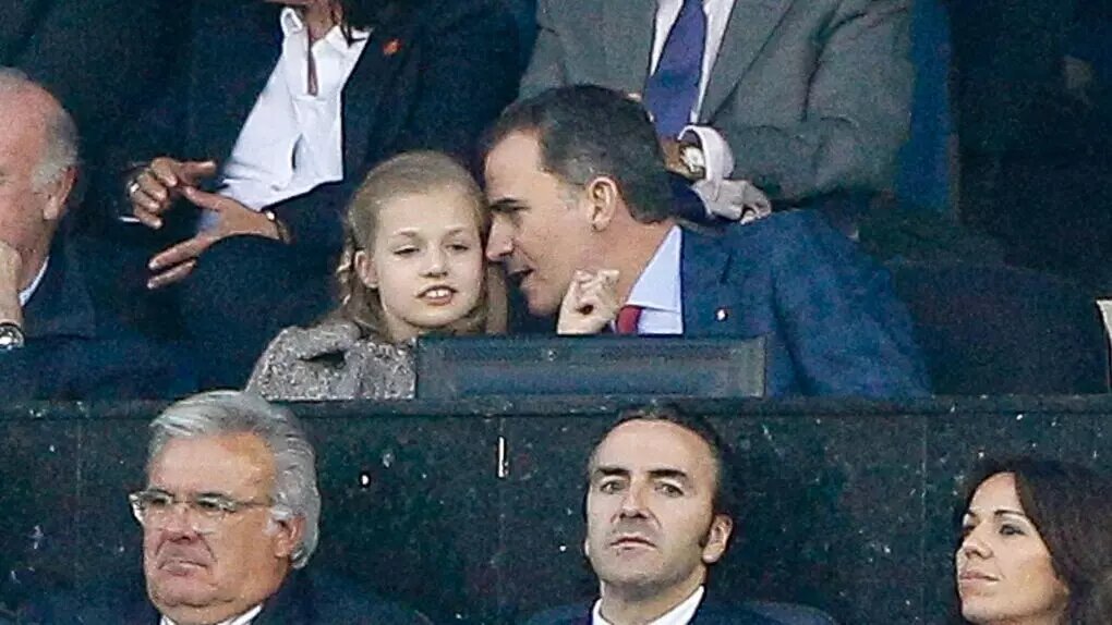 Felipe Vi con Leonor en el Calderón 