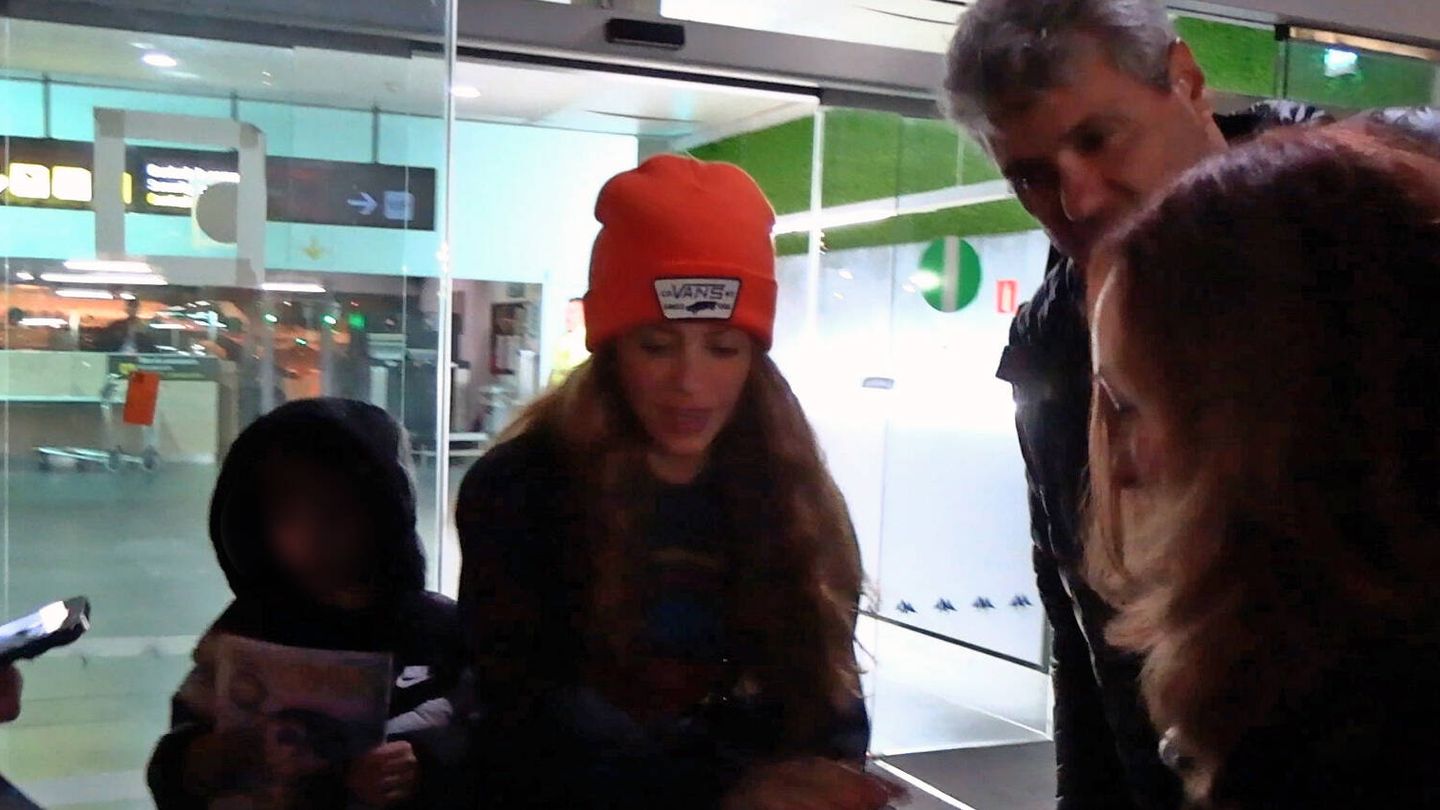 Shakira aeroport EFE Shakira aeroport EFE
