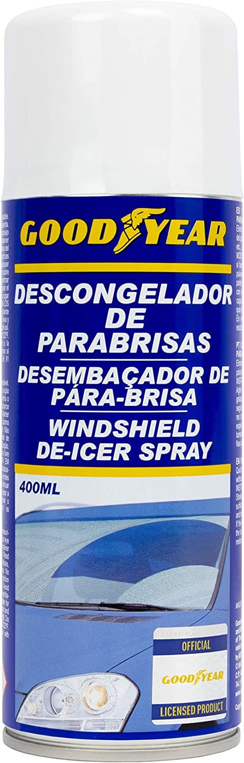 Spray Descongelador de Hielo y Escarcha de Parabrisas de Goodyear