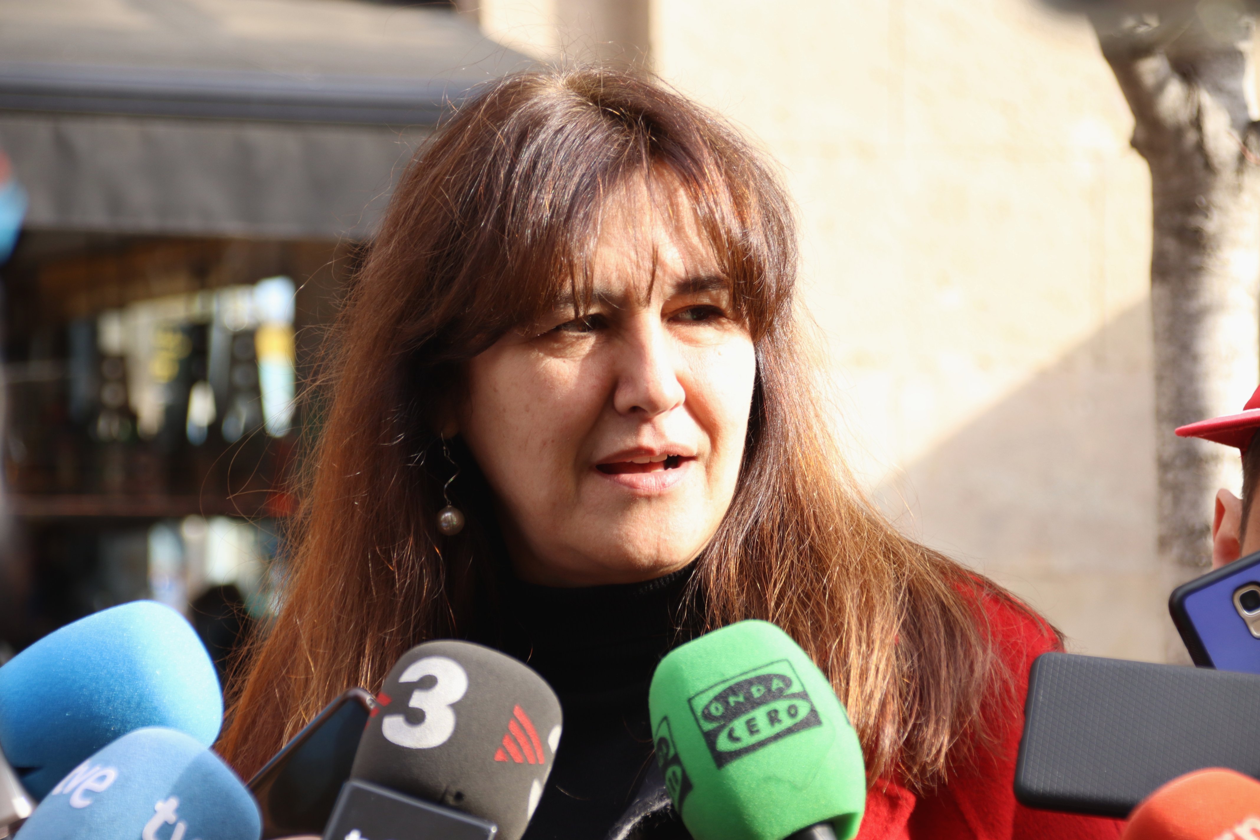 Laura Borràs hace un llamamiento a la unidad independentista: "Están en cuestión derechos fundamentales"