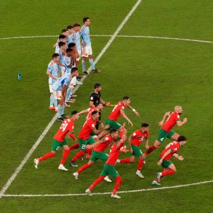 Marruecos celebrando la clasificación a cuartos de final del Mundial de Qatar / Foto: Europa Press