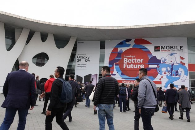 entrada visitants MWC   Roberto Lázaro