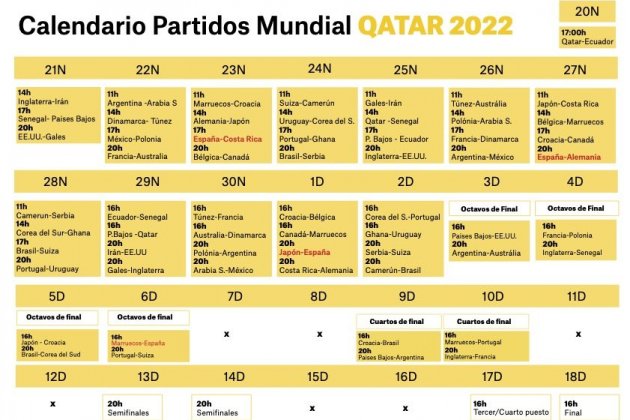 calendario mundial qatar 2022 pdf calendario mundial qatar 2022 pdf