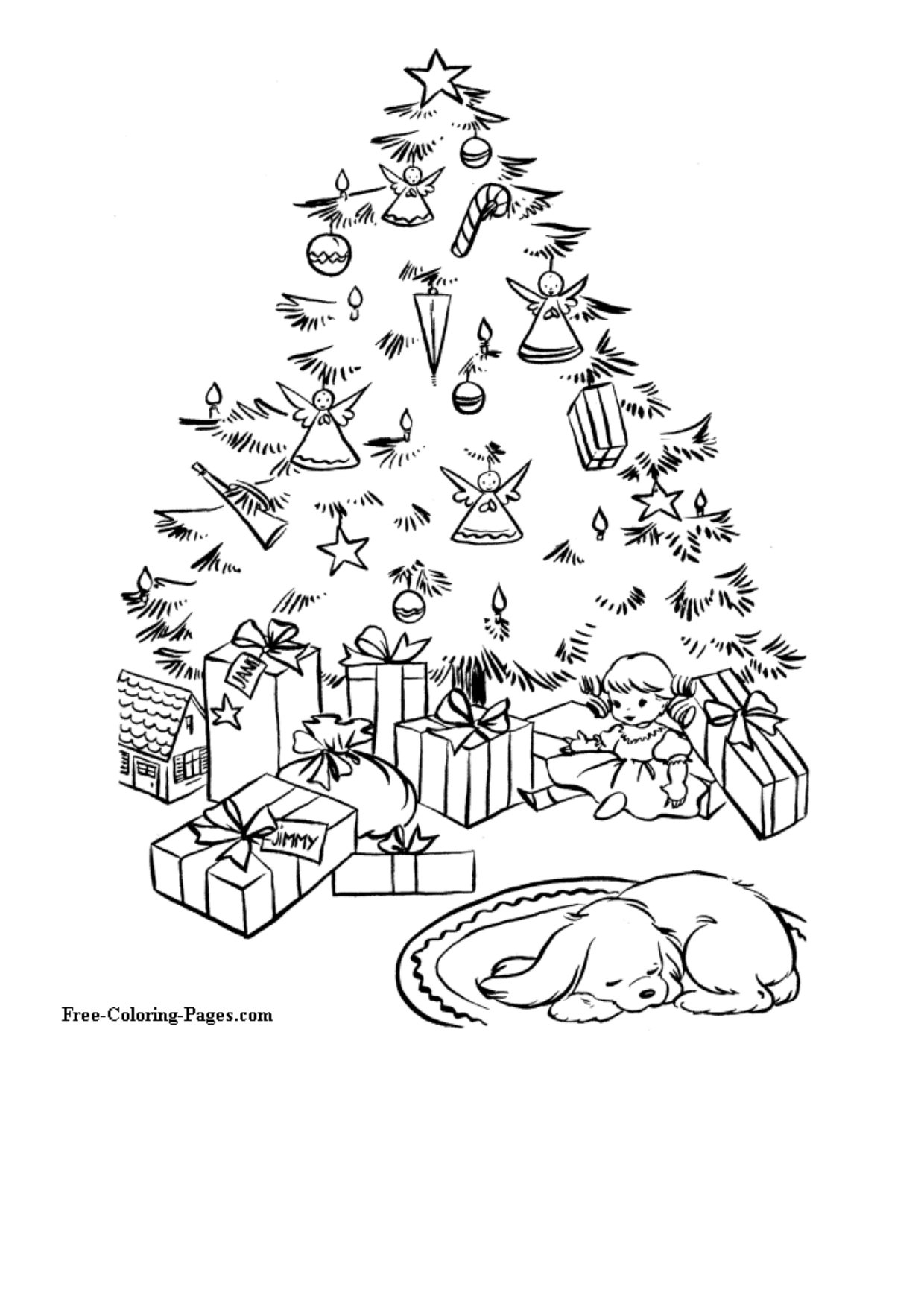 Dibujos de Navidad para Colorear e Imprimir: 9 ideas originales en PDF
