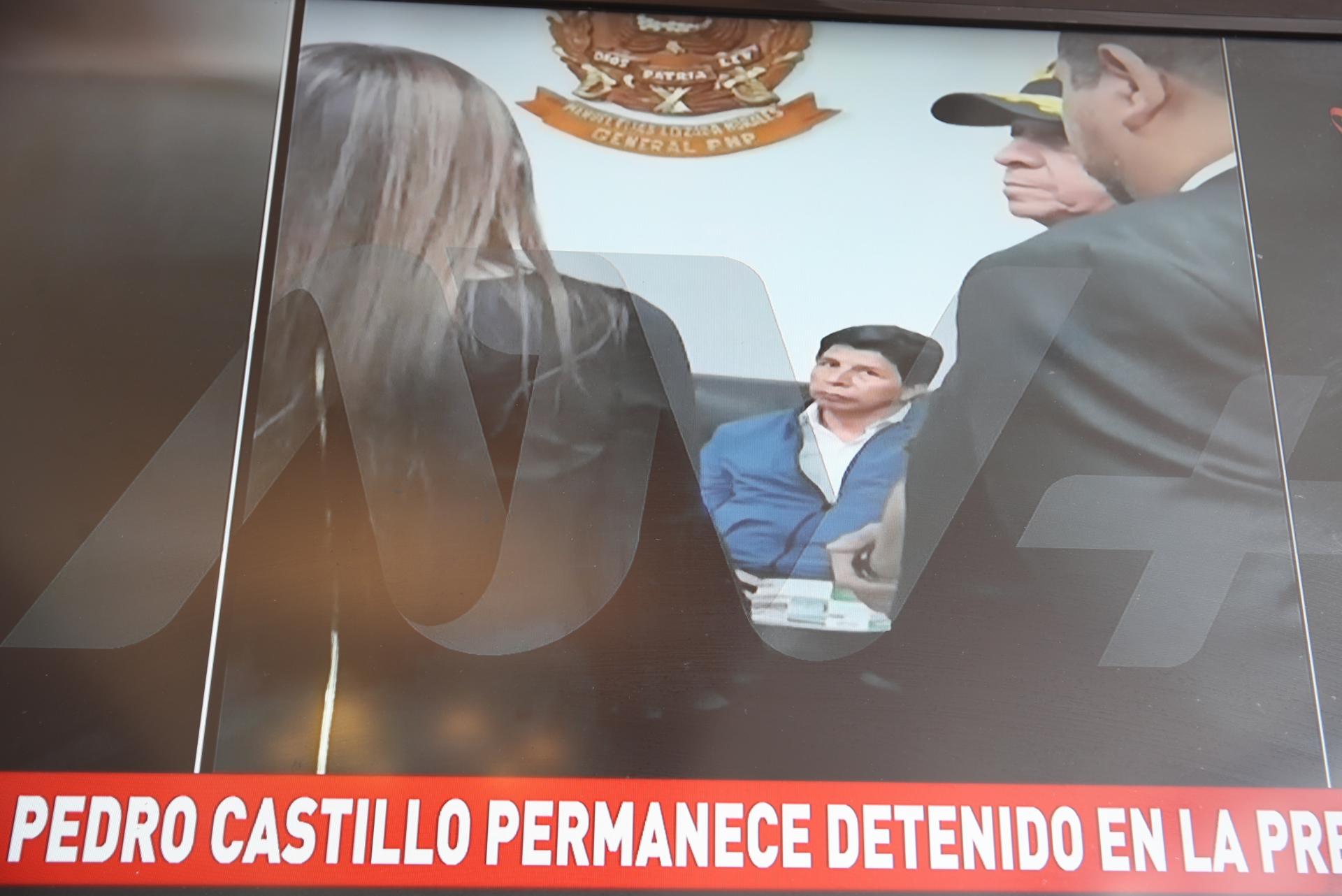 Pedro Castillo detenido Peru / efe